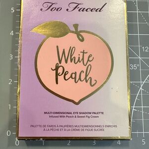 Too Faced White Peach Eye Shadow Palette New in Box 12 shades infused with Peach